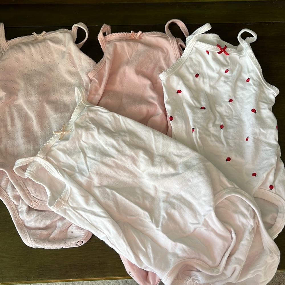 H&M baby girl 3-6 month tank body suits